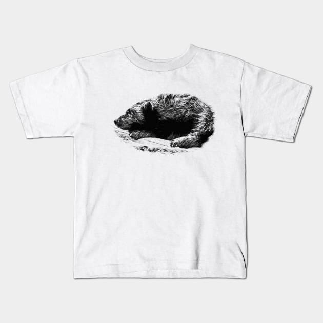 Wolverine Kids T-Shirt by Guardi